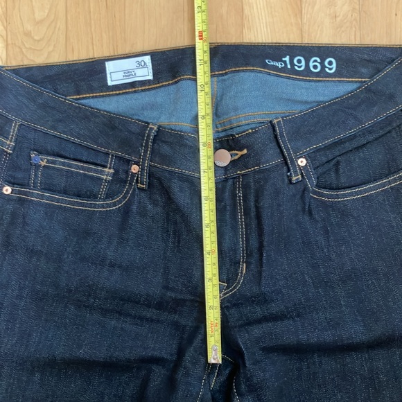 GAP Curve 30L bootcut dark denim tall long jeans - Picture 6 of 13